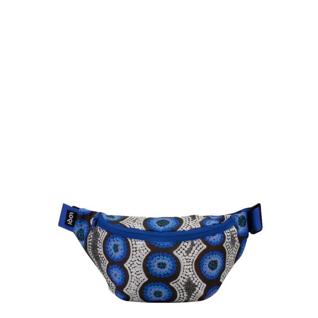 LOQI Bum Bag Large - Water Dreaming Blue gerecycled