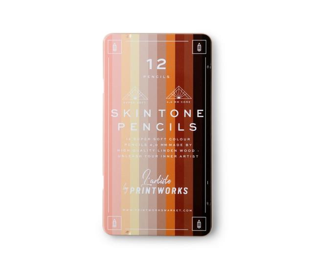 Printworks 12 Colour pencils - Skin tone