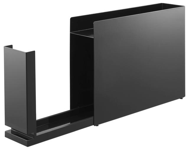 Yamazaki Sliding seasoning rack - Tower - Black