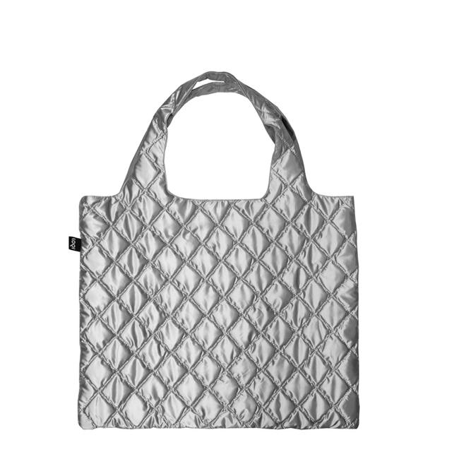 LOQI Bag Medium - Silver Puffy