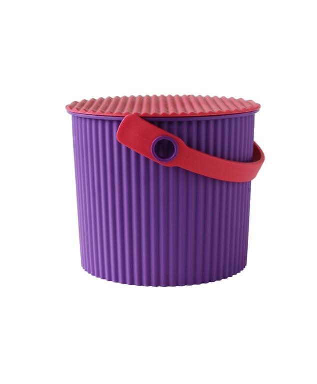 Hachiman Omnioutil Opbergemmer Mini - Paars/Rood