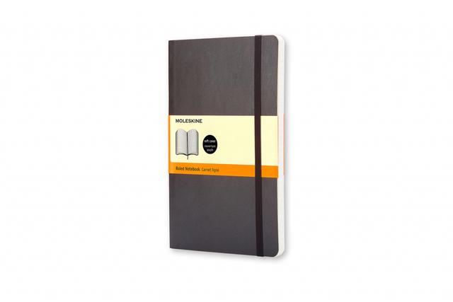 Moleskine Notebook Large Ruled Soft Cover Black