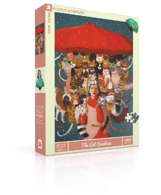 New York Puzzle Company Puzzel The Cat Countess - 1000 stukjes