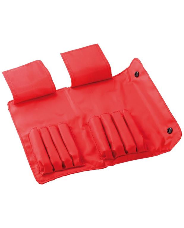 Triangle Roltas leeg voor 8 stuks - Rood