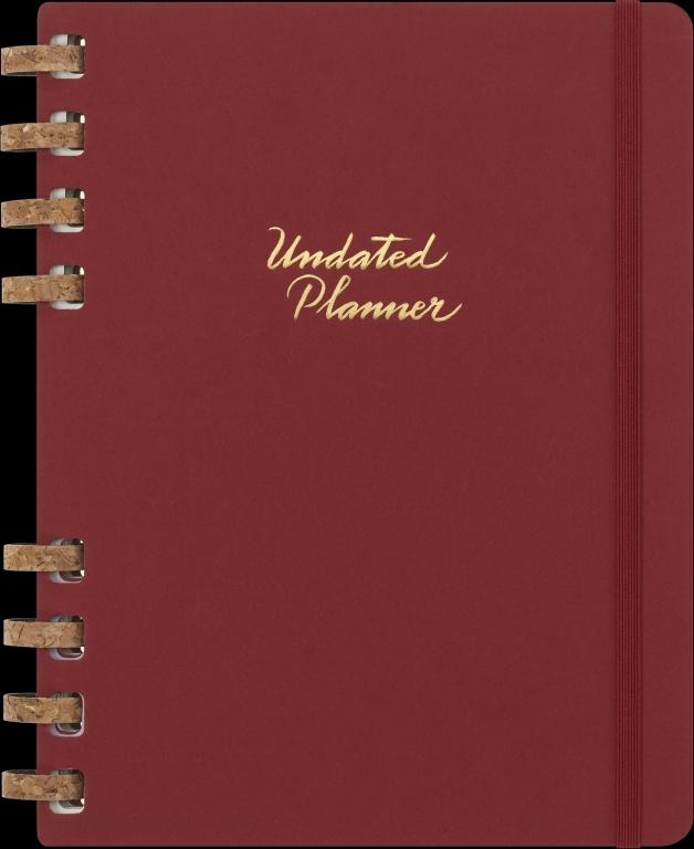 Moleskine Life Week/Maandagenda XL ongedateerd - Hardcover - Crush Cherry