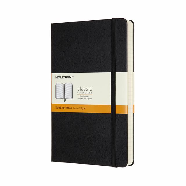 Moleskine Classic Notitieboek Large - Hardcover - Gelinieerd - Black