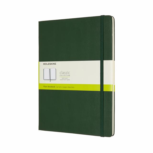 Moleskine Classic Notitieboek XL - Hardcover - Blanco - Myrtle Green