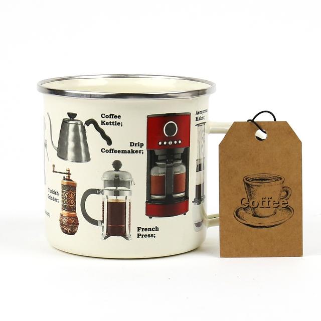 Gift Republic Mok emaille - Coffee
