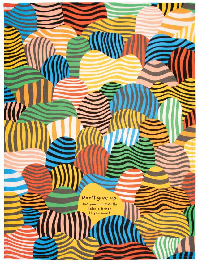 Blue Q Theedoek - Don't Give Up