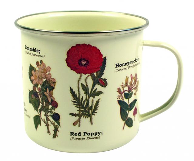 Gift Republic Wild Flowers - Enamel mug