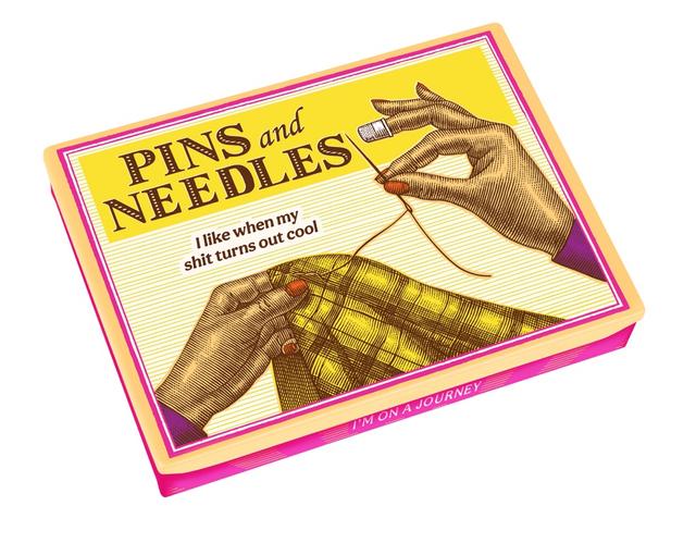 Blue Q Pocket Box - Pins & Needles