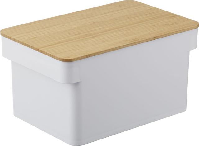 Yamazaki Bread case with knife holder - Tower - White