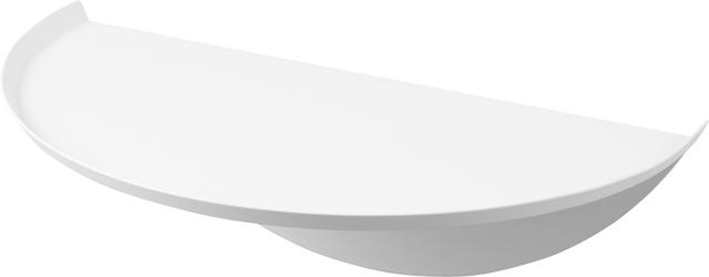 Yamazaki Tower Wandplank rond - Wit