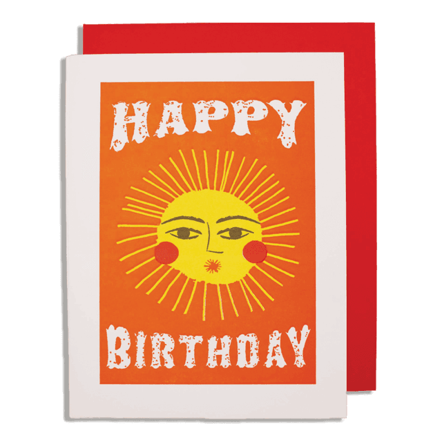 Archivist Cards Card - Happy Birthday Sun