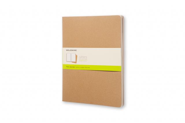 Moleskine Schrift XXL set van 3 - Blanco - Kraft