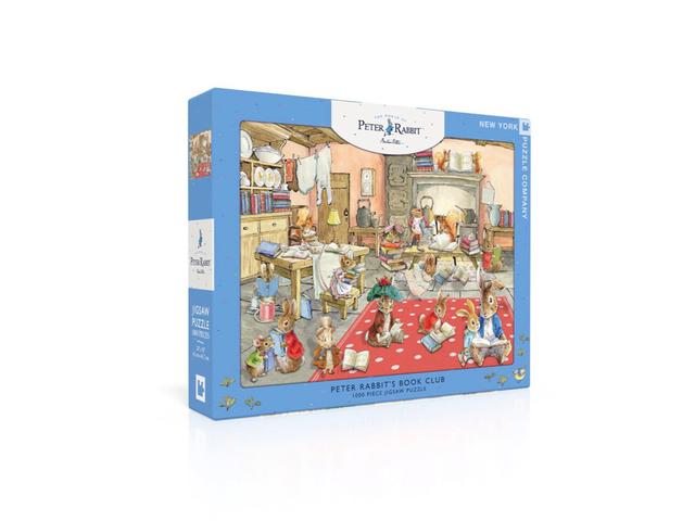 New York Puzzle Company Puzzel Peter Rabbit's Book Club - 1000 stukjes
