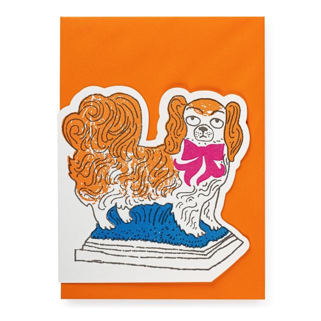 Archivist Cards Wenskaart Cut Out - Pekinese
