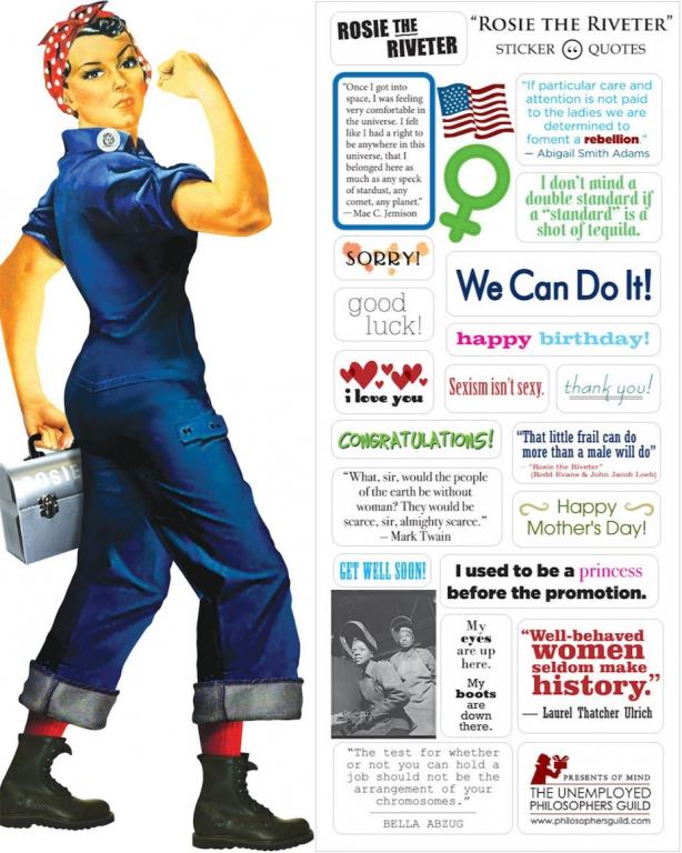 UPG Wenskaart - Rosie the Riveter