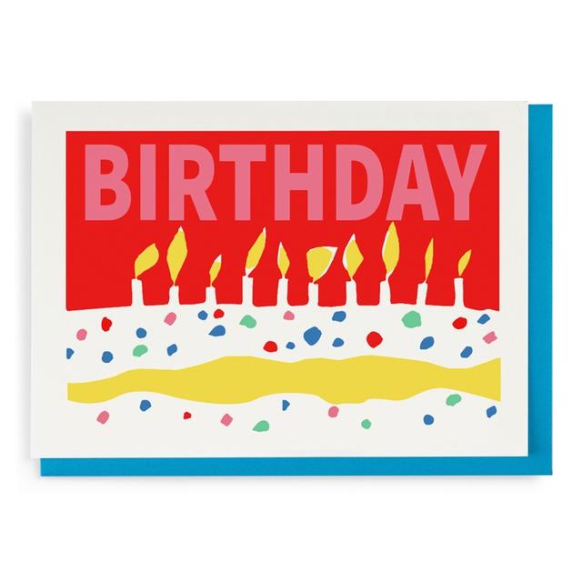 Archivist Cards Wenskaart - Birthday Cake Candles