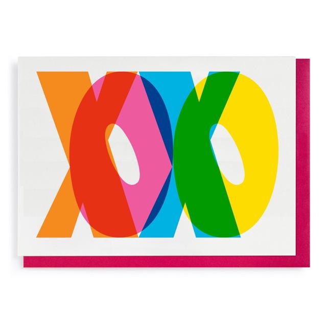 Archivist Cards Wenskaart - XOXO by Pressink