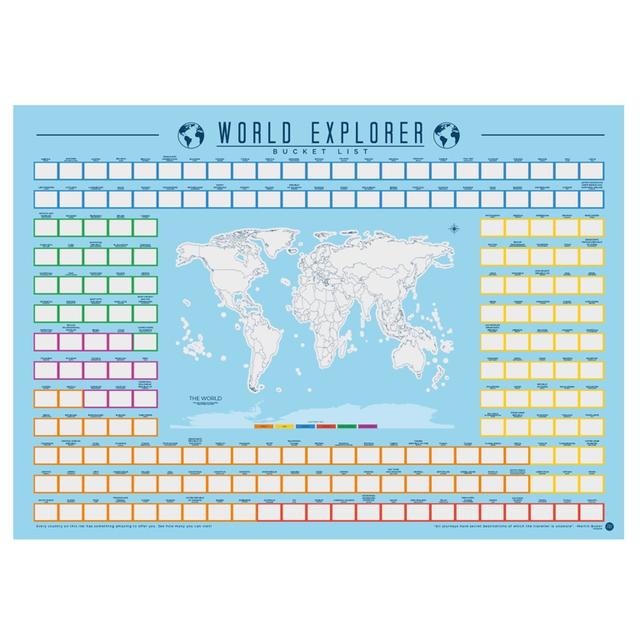 Gift Republic Krasposter - World Explorer