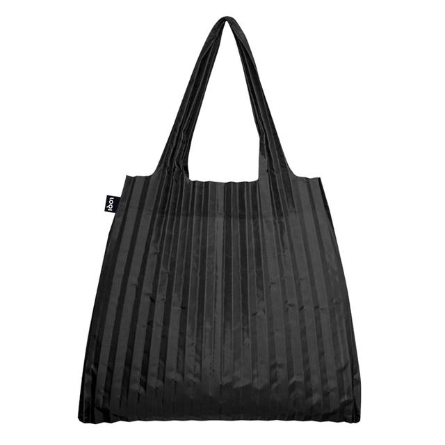 LOQI Bag Large - Pleated Black gerecycled