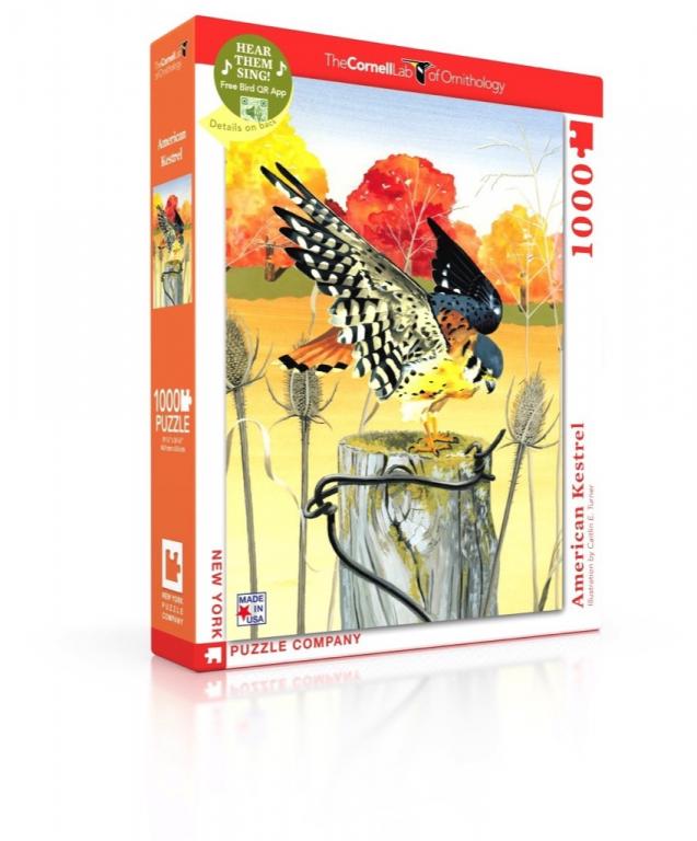 New York Puzzle Company Puzzel Cornell Lab American Kestrel - 1000 stukjes