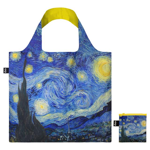 LOQI Bag - Starry Night Neon Yellow Large Recycled
