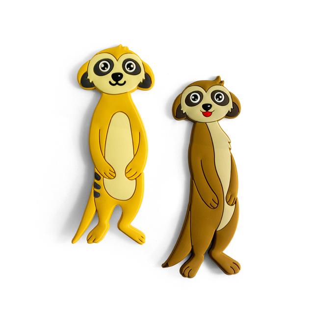 Trendform Haak magnetisch Meerkat - Set van 2 - Multicolour