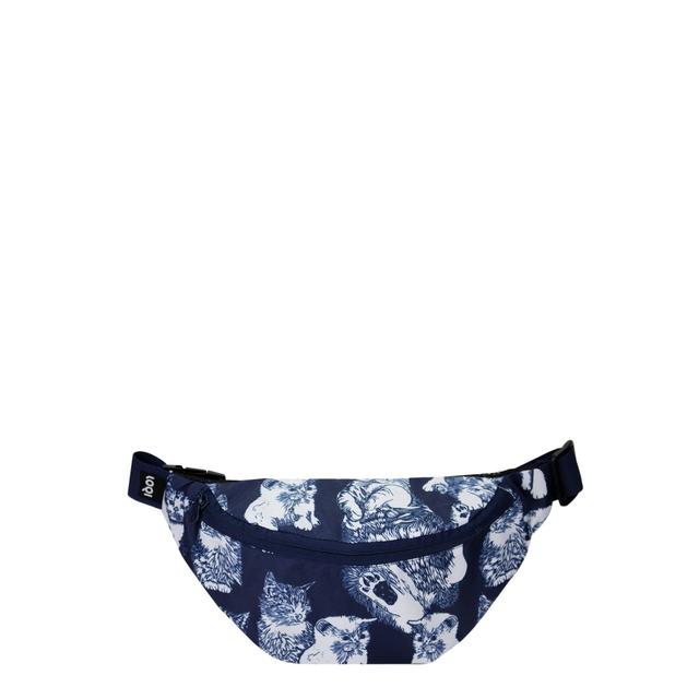 LOQI Bum Bag Large - Cats gerecycled