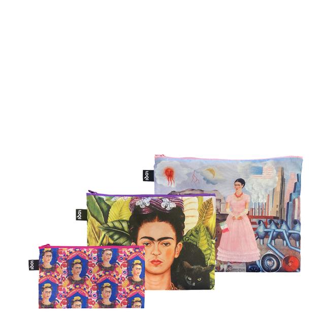 LOQI Zip Pockets - Borderline, Hummingbird, Frame gerecycled