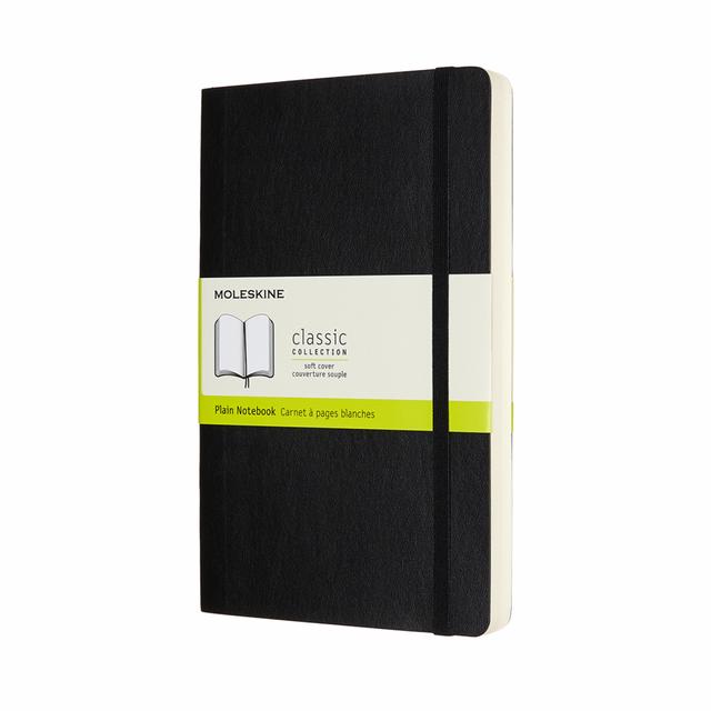 Moleskine Classic Notitieboek Large - Softcover - Blanco - Black