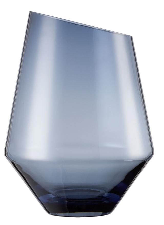 Zwiesel Glas Diamonds Vaas/windlicht blauw - H 277mm