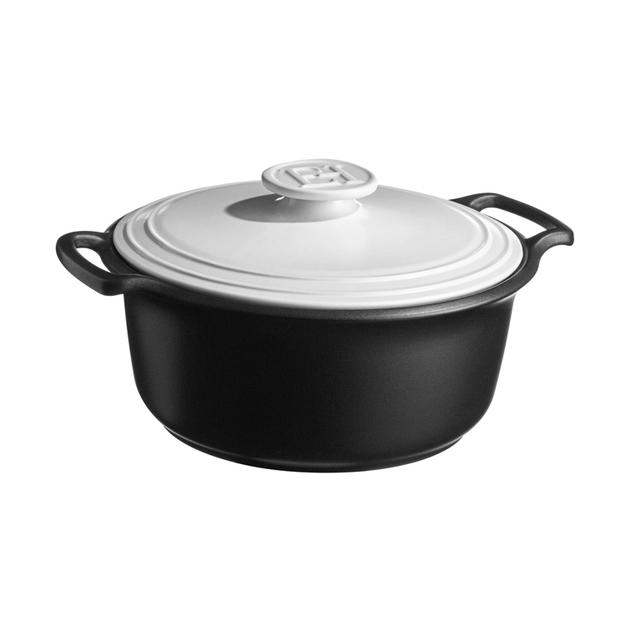 Emile Henry Sublime+ Kookpan - 5.5Ltr - Craie