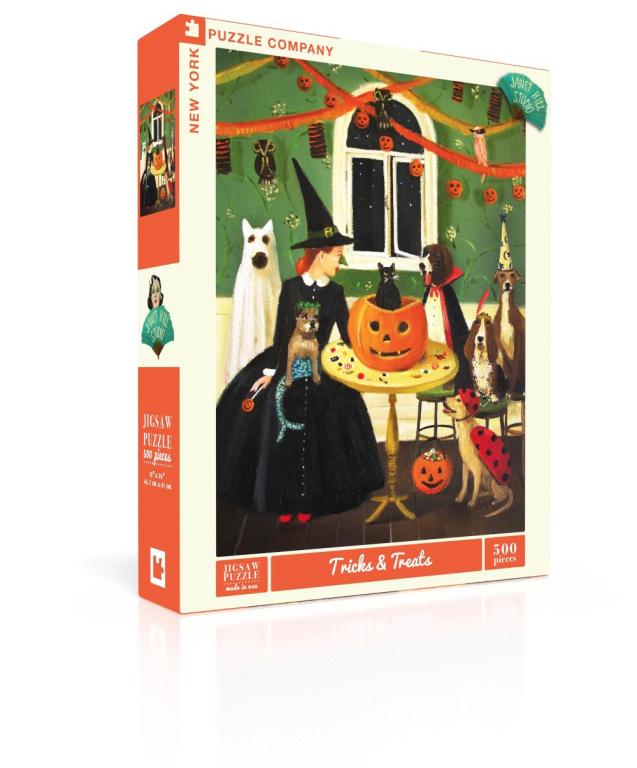 New York Puzzle Company Puzzel Tricks & Treats - 500 stukjes