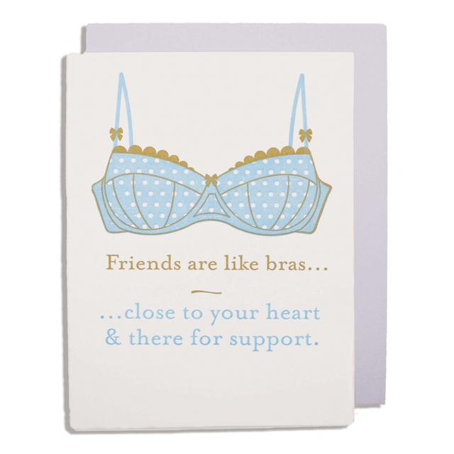 Archivist Cards Wenskaart - Friends Are Like Bras