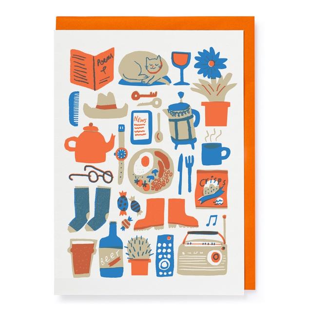 Archivist Cards Wenskaart - That Special Man (Pattern) by The Printed Peanut