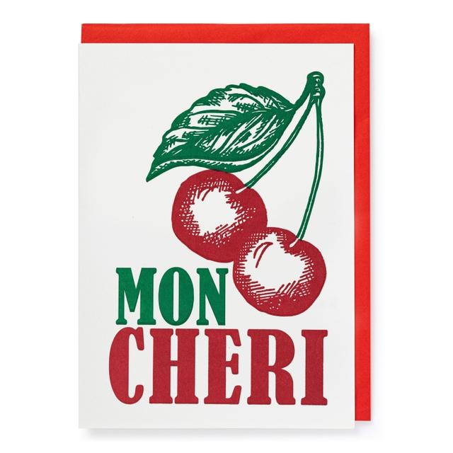 Archivist Cards Wenskaart - Mon Cheri