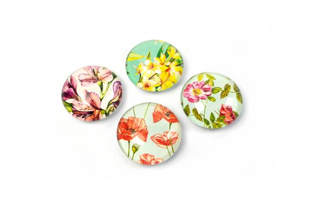 Trendform Magnet Eye - Flower - set of 4  assorted