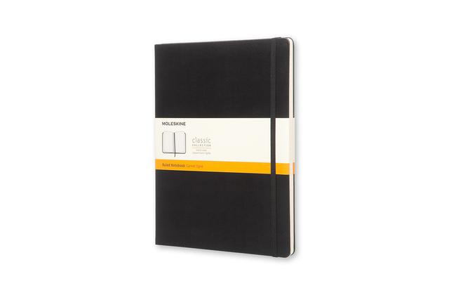 Moleskine Notebook XL Ruled Hard Cover Black