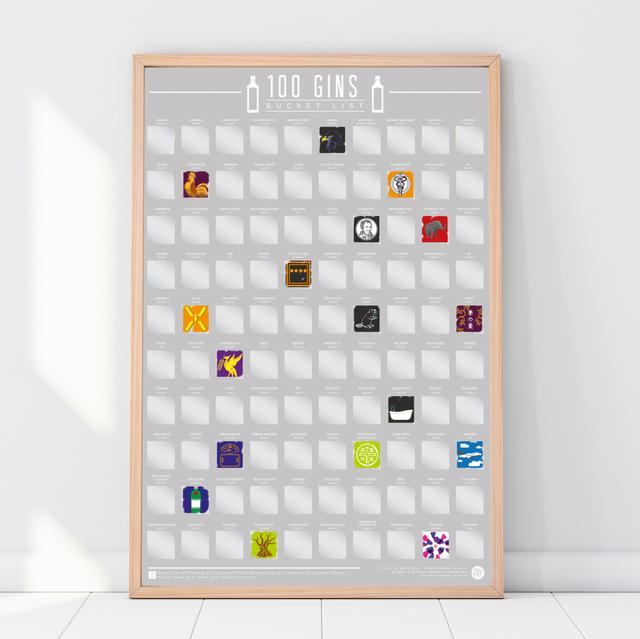 Gift Republic Krasposter - 100 Gins