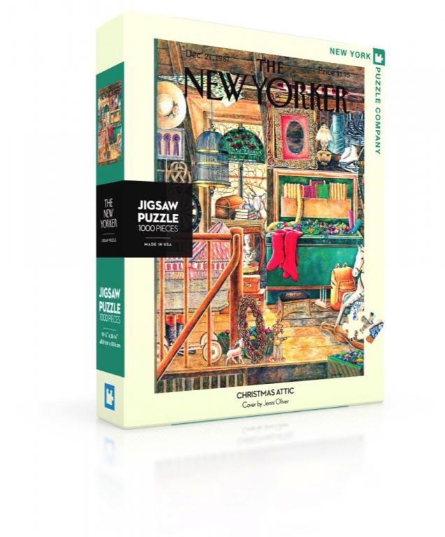 New York Puzzle Company Puzzel Christmas Attic - 1000 stukjes
