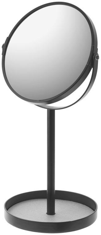 Yamazaki Accessories Tray & Mirror - Tower - black
