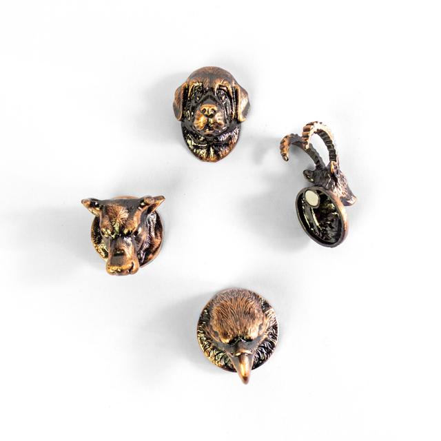 Trendform Magneten Bella & Friends - Set van 4 - Brons