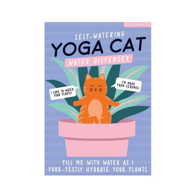 Gift Republic Waterdruppelaar - Yoga Cat