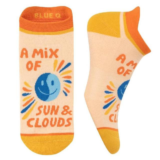 Blue Q Sneakersokken L/XL - Sun & Clouds