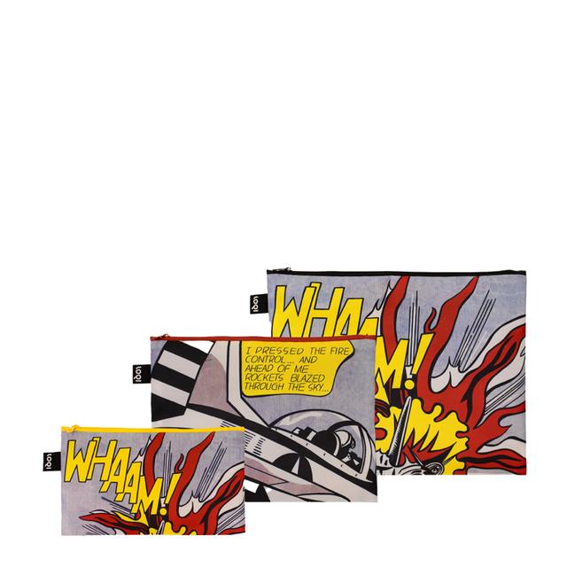 LOQI Zip Pockets - Whaam! gerecycled