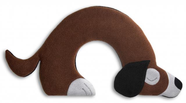 Leschi Warming pillow Bobby the dog - dark brown/black