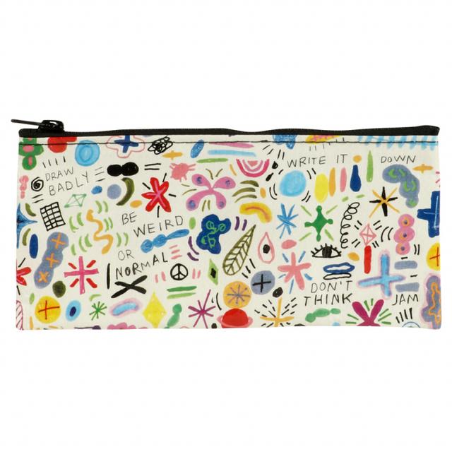 Blue Q Etui - Doodle Party
