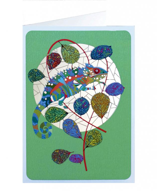 Forever Cards Laser-Cut Wenskaart - Chameleon